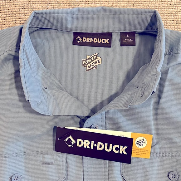 DRI DUCK-Men’s Crossroad Woven Shirt-NWT!! - Picture 2 of 4